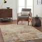 Surya Mona Lisa Abstract 10" x 14" Tan, Mustard, Olive, Sage, Brick Red, Dark Blue and Burgundy Area Rug, , large