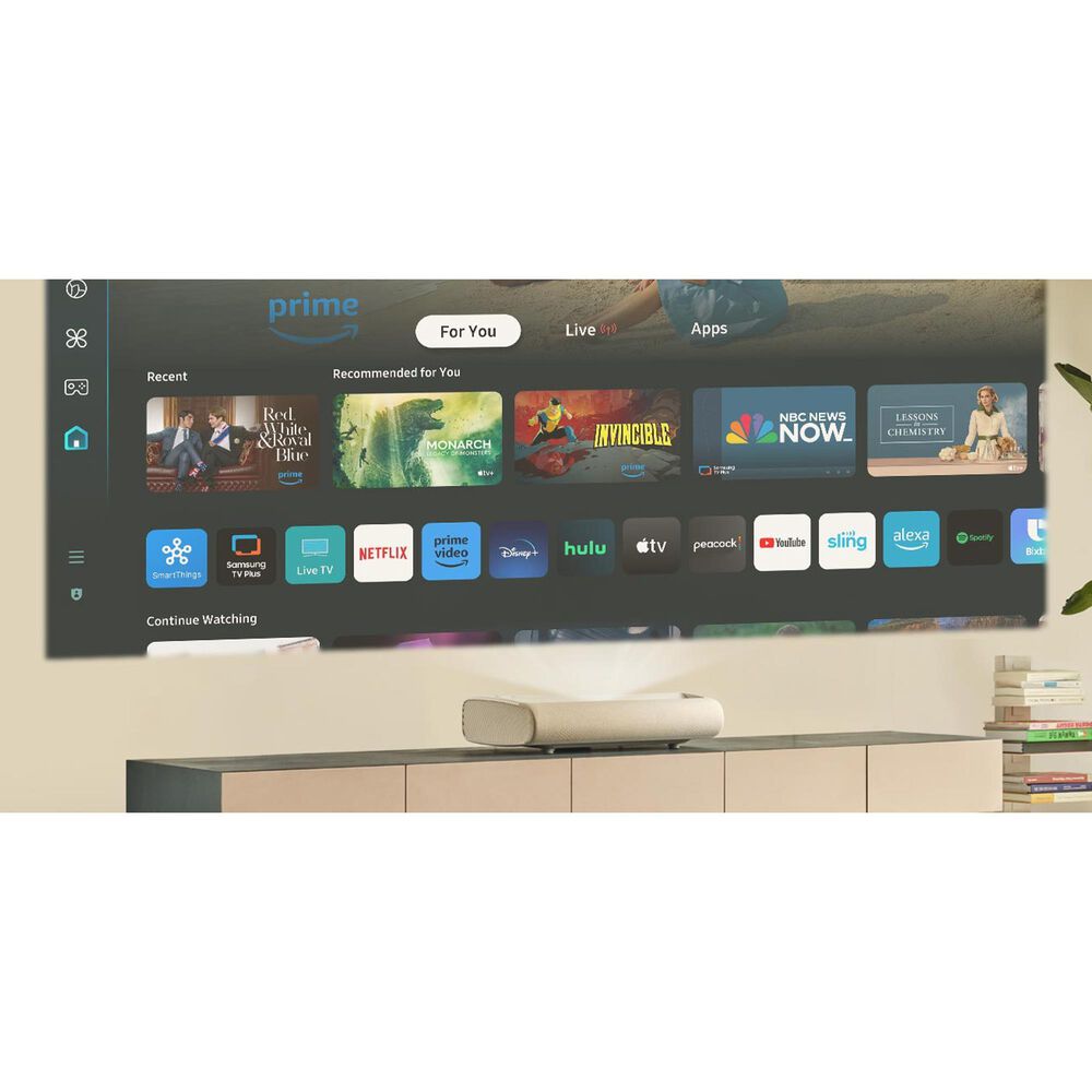 Samsung 120&quot; Class The Premiere 7 4K Smart Laser Projector in Warm White, , large