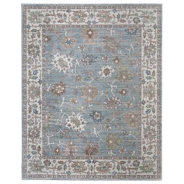 Feizy Dartmouth 39QNF 12" x 15" Blue and Multicolor Area Rug, , large