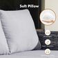 HOMLUX 5-Piece Outdoor Conversation Set in Light Gray, , large
