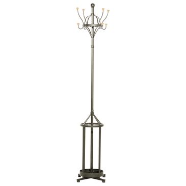 Maple and Jade Industrial Coat Rack in Black, , large