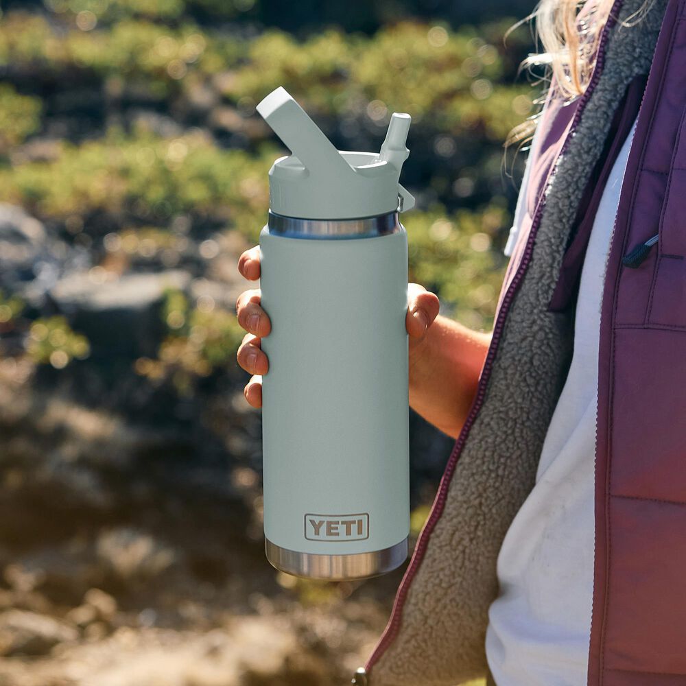 YETI Rambler 26 Oz Water Bottle with Color-Matched Straw Cap in Ridgeline, , large