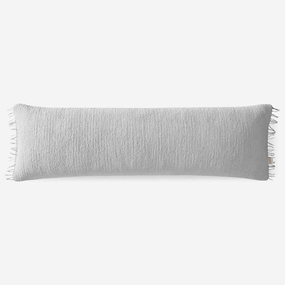 Sunday Citizen Snug Muslin 48&quot; x 14&quot; Lumbar Throw Pillow in Cloud Gray, , large