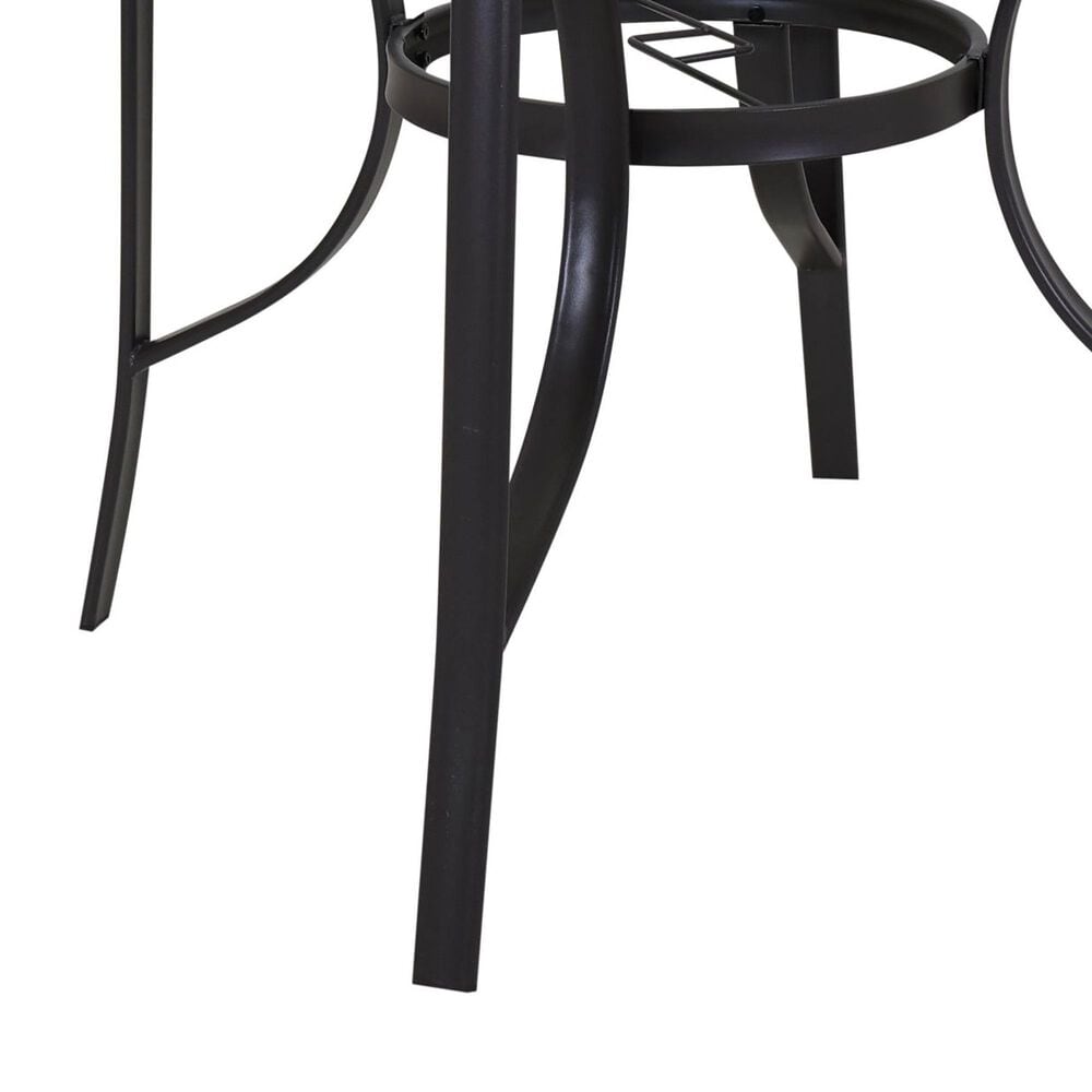 Redline Creation Inc. 5-Piece Round Dining Set in Black, , large