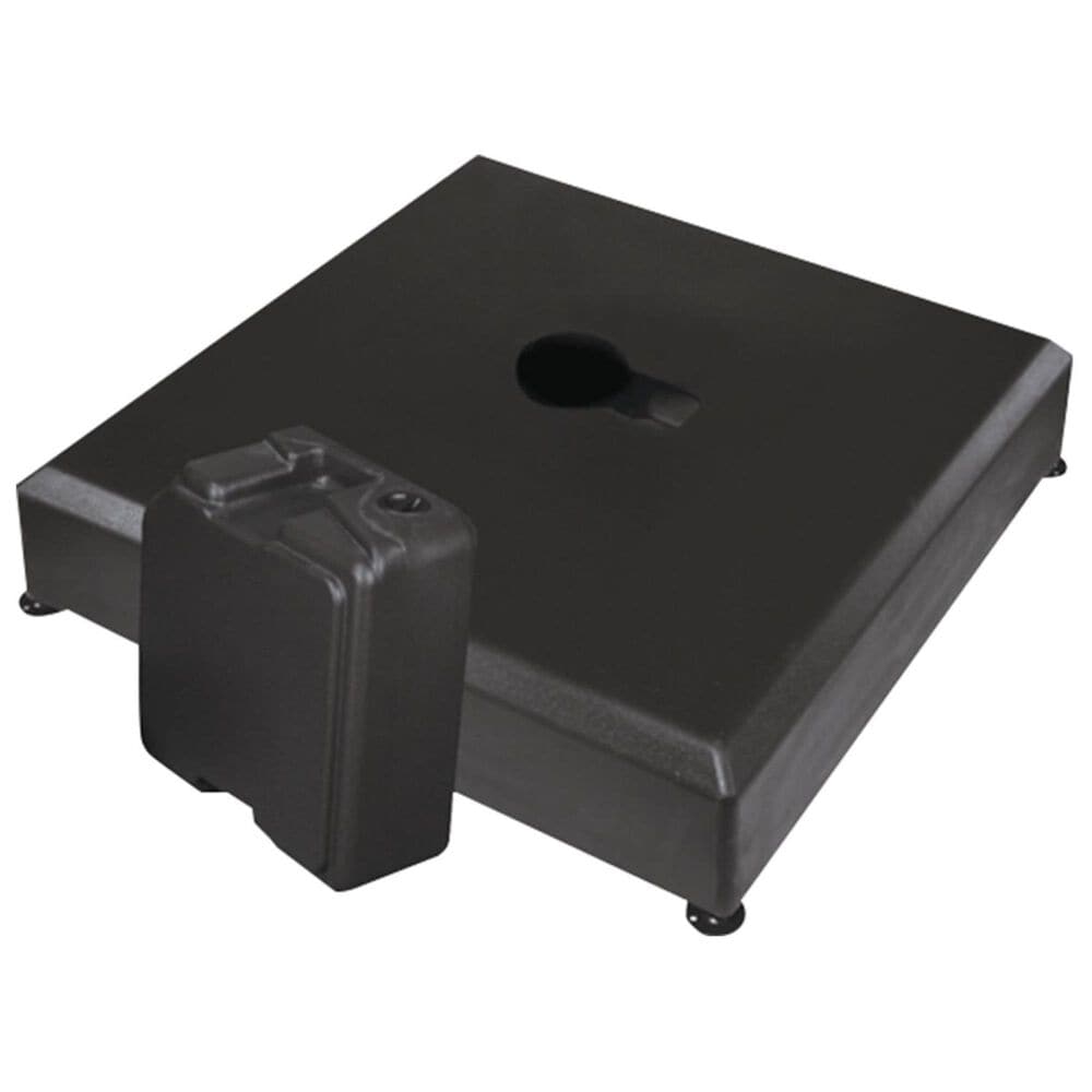 Garden Party 8.5 Cantilever Square Umbrella with Black Base in Really Red, , large