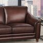 Hydeline Belfast Stationary Sofa and Loveseat Set in Caramel Brown, , large