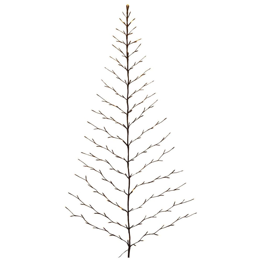 The Gerson Company Everlasting Glow 6" Tree Shaped Wall Hanging with 180 Warm White LED Lights, , large