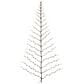 The Gerson Company Everlasting Glow 6" Tree Shaped Wall Hanging with 180 Warm White LED Lights, , large