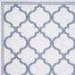 Safavieh Bermuda 2" x 8" Ivory and Charcoal Indoor/Outdoor Area Performance Rug, , large
