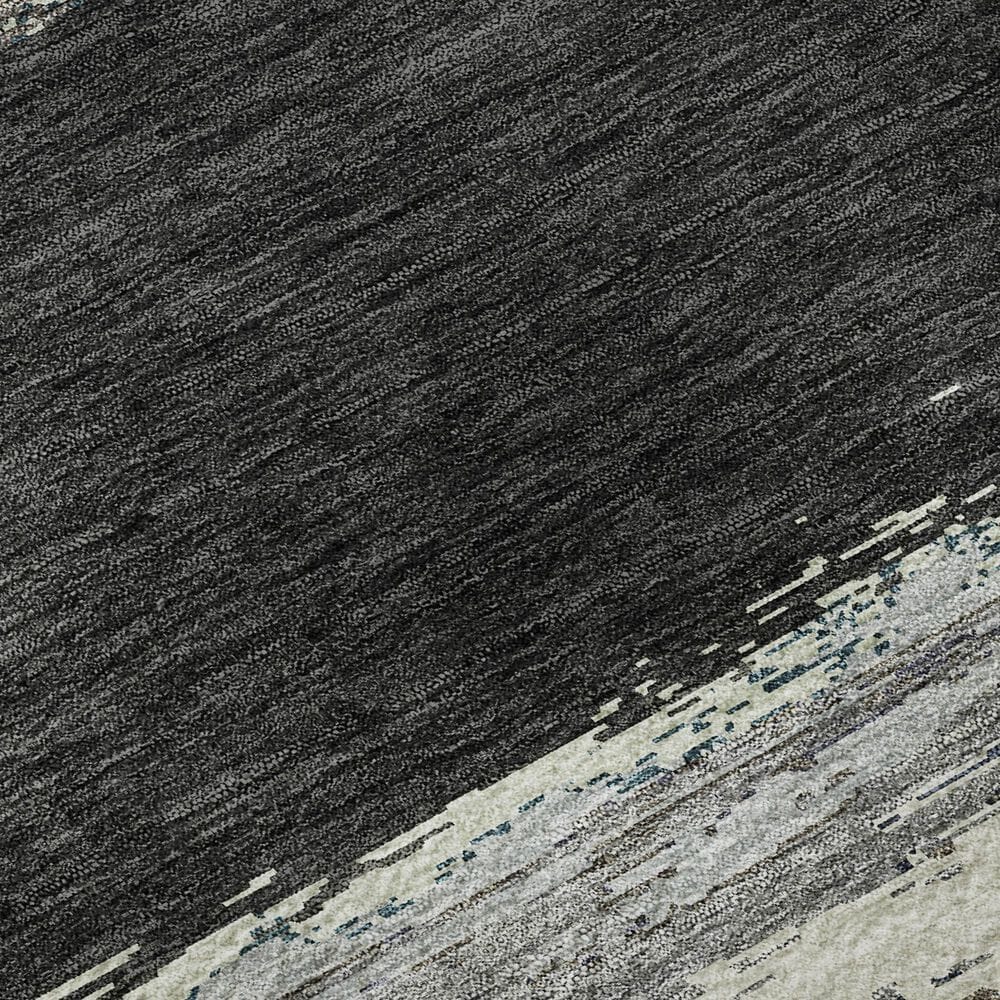 37B Trevi TV8 8&#39; x 10&#39; Black Area Rug, , large