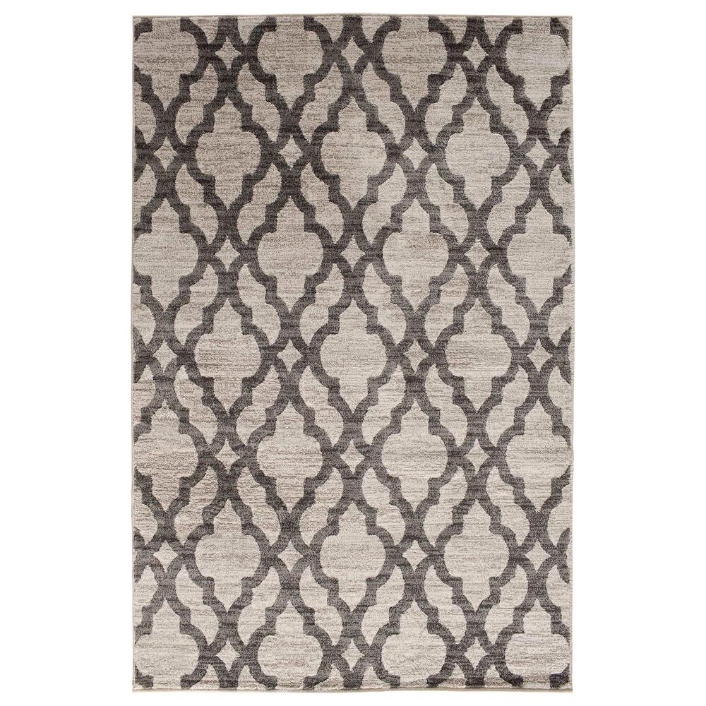 Central Oriental Corso Connie 5" x 7"6" Tan and Brown Area Rug, , large