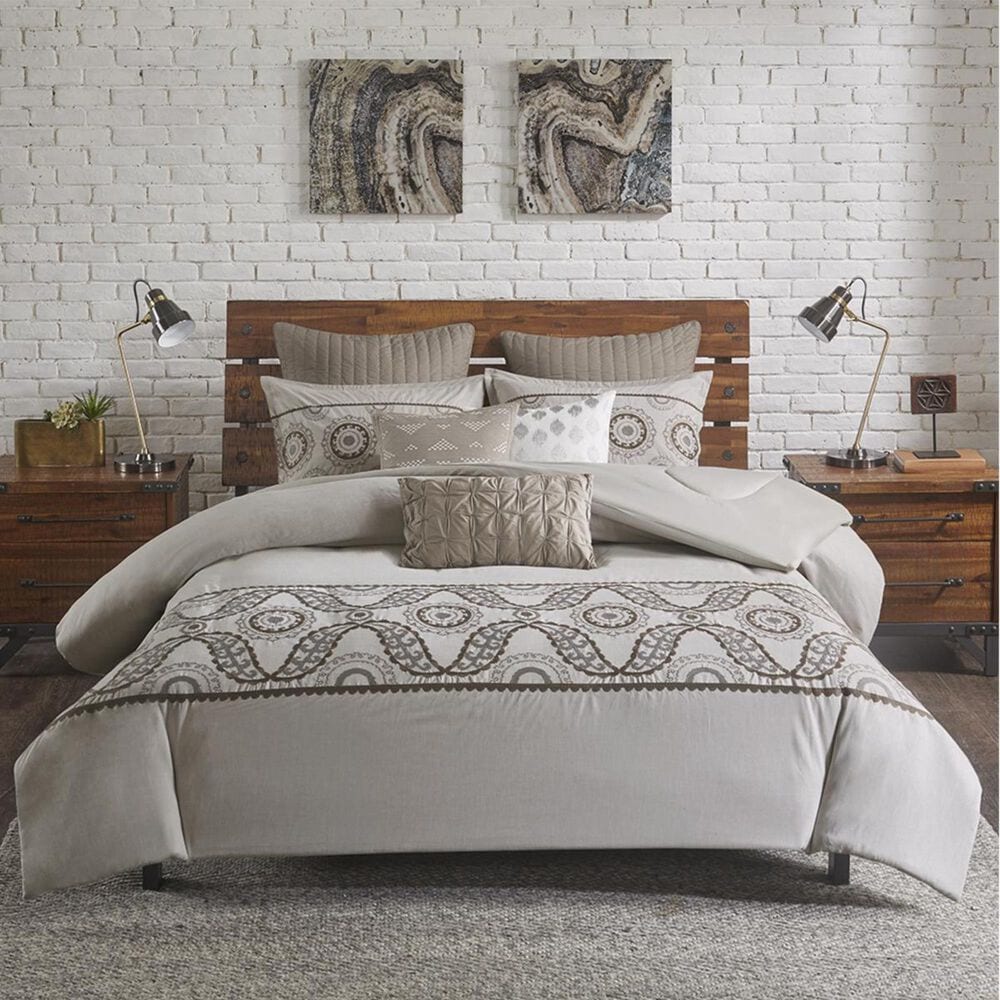 Goldstar Bedding Anira 3-Piece King/California King Comforter Set in Grey, , large