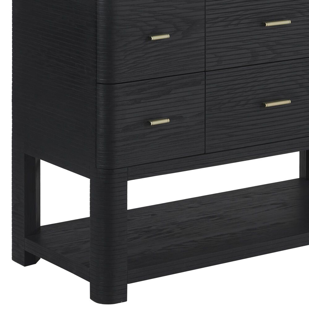 James Martin Vanities Lucian 48&quot; Single Vanity in Carbon Oak with 3 cm Victorian Silver Quartz Top, , large