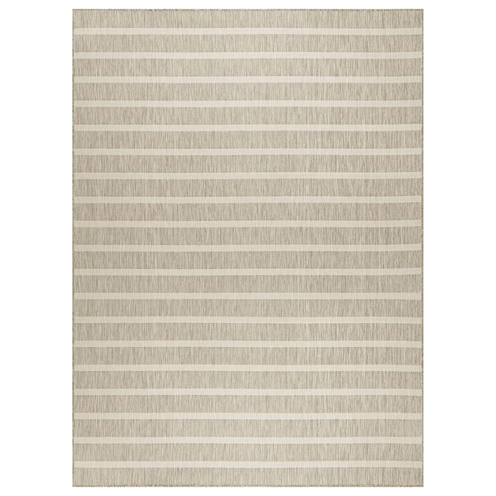 Nourison Positano POS03 Grey and Ivory 8&#39; x 10&#39; Indoor/Outdoor Area Rug, , large