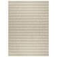 Nourison Positano POS03 Grey and Ivory 8" x 10" Indoor/Outdoor Area Rug, , large