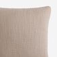 Sunday Citizen Snug Muslin 20" Square Throw Pillow in Clay, , large