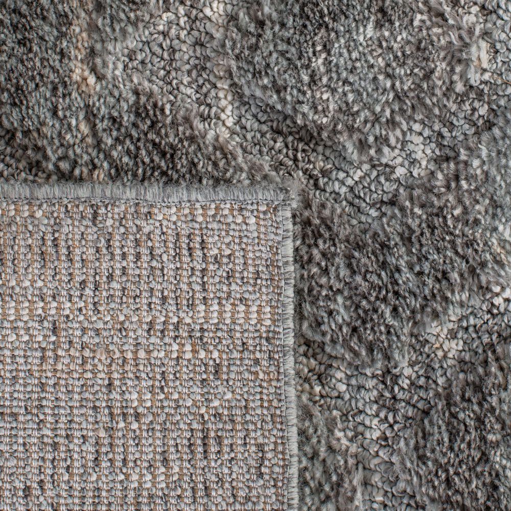 Safavieh Martha Stewart Lucia Shag MSR0782H 8&#39; x 10&#39; Dark Grey and Light Grey Area Rug, , large