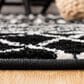 Safavieh Tulum TUL2702" x 8" Black and Ivory Runner, , large