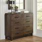 Urban Home Broderick 3 Piece Queen Bedroom Set in Wild Oats Brown, , large