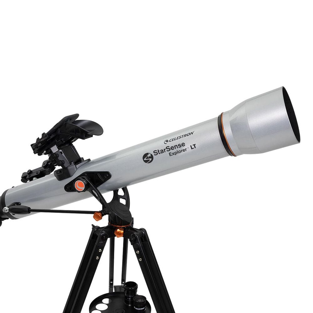 Celestron Starsense Explorer LT 80AZ Smartphone App-Enabled Refractor Telescope in Silver, , large