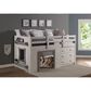 Forest Grove Sweet Dreams Low Loft Bed in Beautiful White and Grey, , large