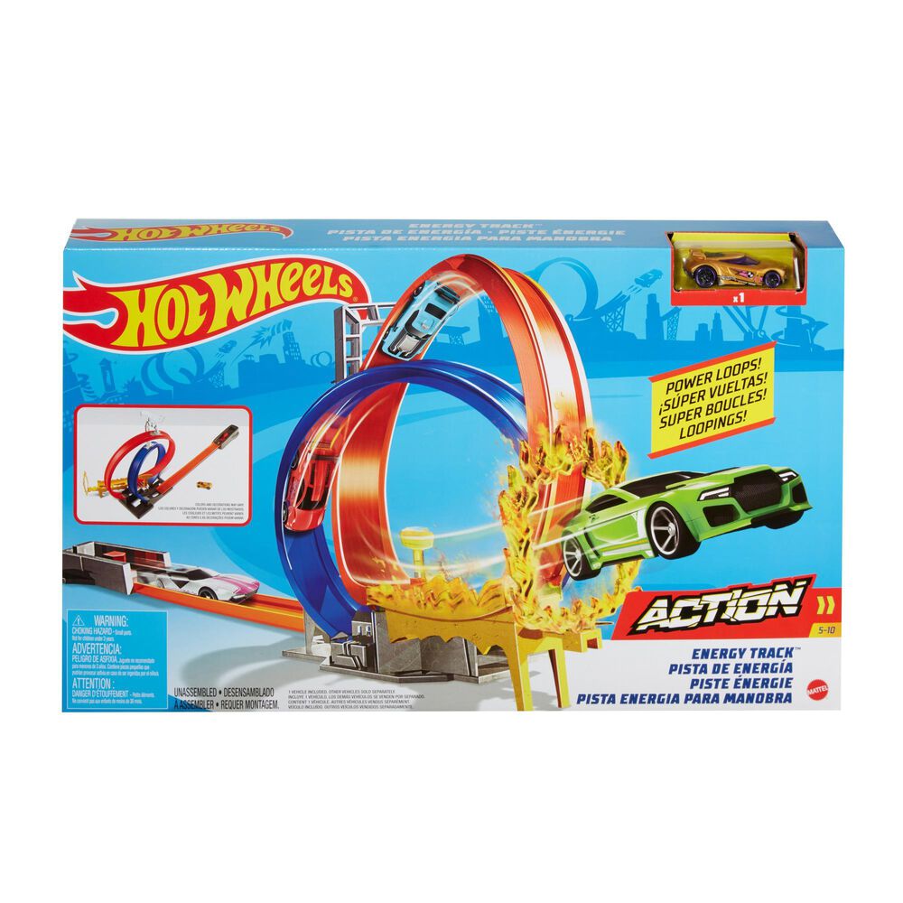 Hot Wheels Energy Track Playset, , large