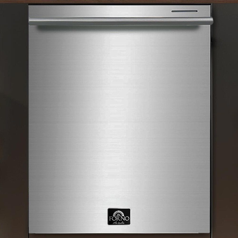 Forno Pozzo 24" Built-In Tall Tub Top Control Dishwasher with 49 dBA in Stainless Steel, , large