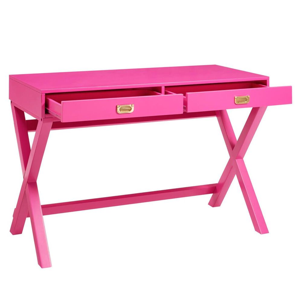 Linden Boulevard Peggy Writing Desk in Raspberry, , large