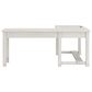 Ashley Robbinsdale 3-Piece L-Shape Desk and Chair Set in Antique White, , large