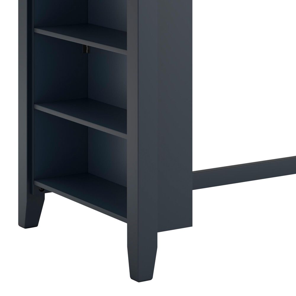 Ashley Gesthaven Counter Height Table in Light Natural and Dark Blue - Table Only, , large