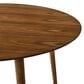 Blue River Arcadia and Azalea 5-Piece 48" Round Standard Height Dining Set with Blue Cushion in Walnut, , large