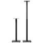 Kanto Universal Height Adjustable Bookshelf Speaker Stands in Black (Set of 2), , large