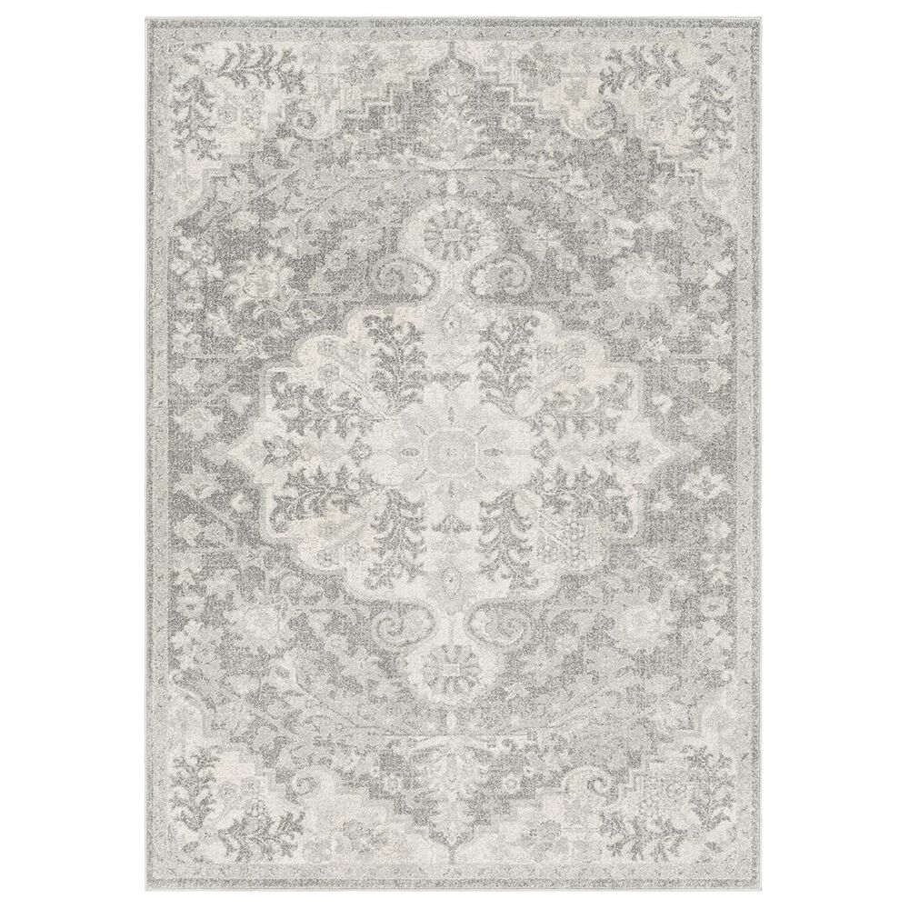 Surya Harput HAP-1071 3"10" x 5"7" Black, Gray and Charcoal Area Rug, , large