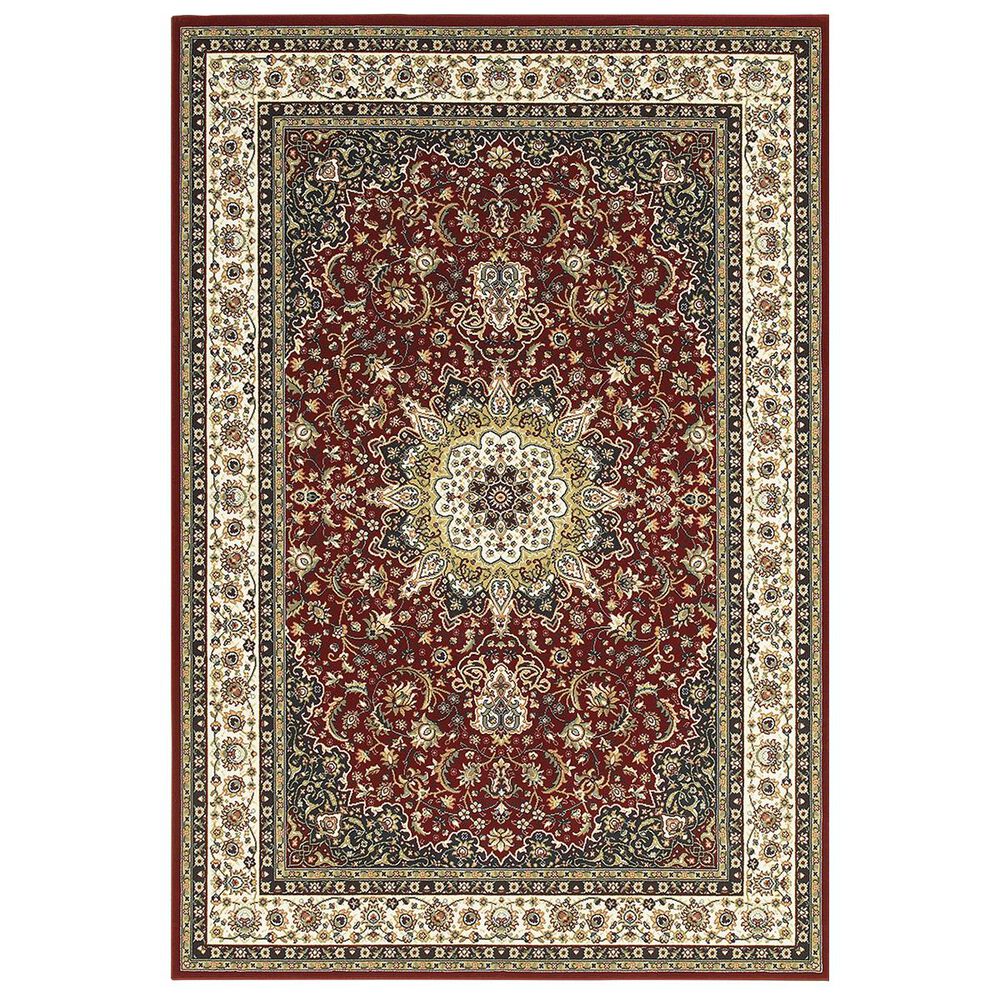 Oriental Weavers Kashan 119N1 2"3" x 7"6" Red Runner, , large