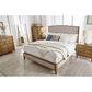Ashley Sharlance 4-Piece King Panel Bedroom Set in Light Brown, , large