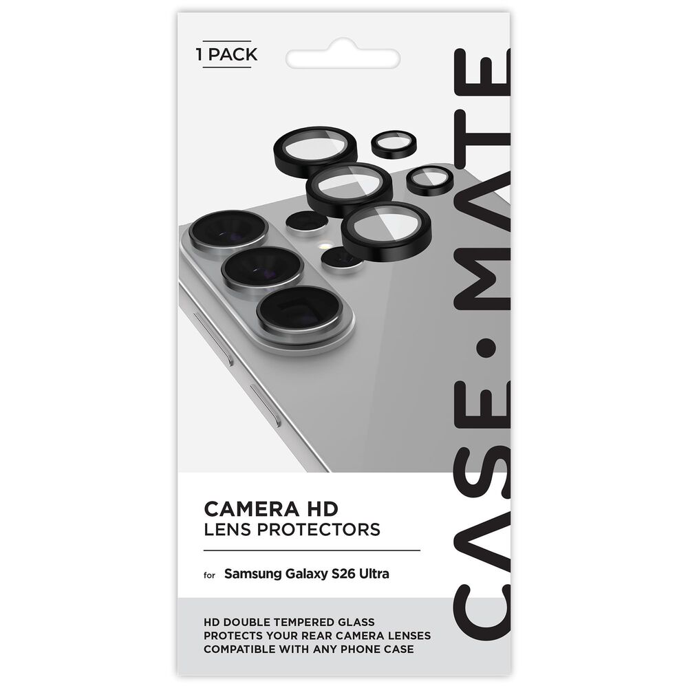 Case-Mate Aluminum Ring Lens Protector for Samsung Galaxy S26 Ultra in Black, , large