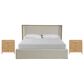 Universal Furniture Avaline King Storage Bed with Two Nightstands in Skylark, , large