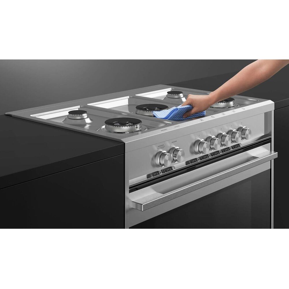 Fisher &amp; Paykel 36&quot; Freestanding Dual Fuel Ranges in Stainless Steel, , large