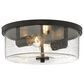 Golden Lighting Rayne Flush Mount in Matte Black, , large