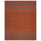 Safavieh Montauk MTK214B 8" x 10" Orange and Red Area Rug, , large