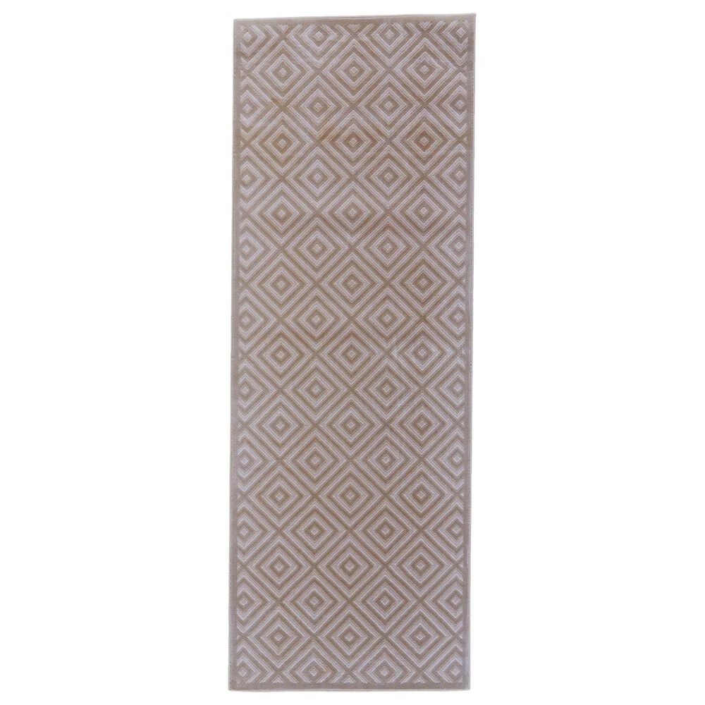 Feizy Rugs Melina 2"10" x 7"10" Birch and Taupe Area Rug, , large
