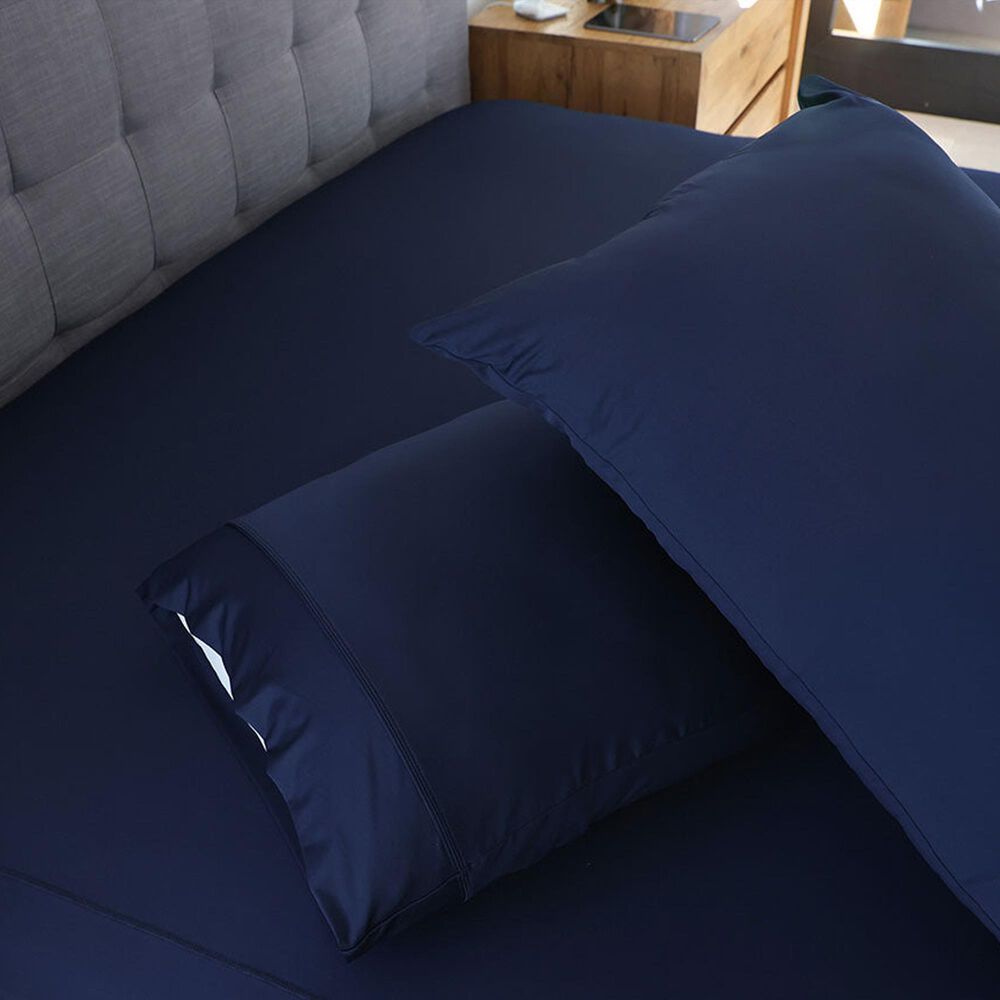 SHEEX Original Performance 4-Piece Queen Sheet Set in Navy, , large