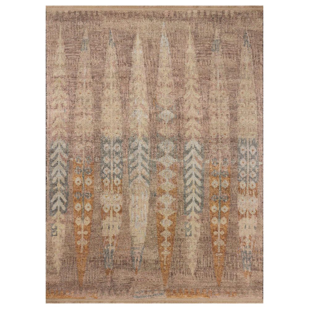 Loloi Granada Taupe and Sunrise 2" x 3" Area Rug, , large
