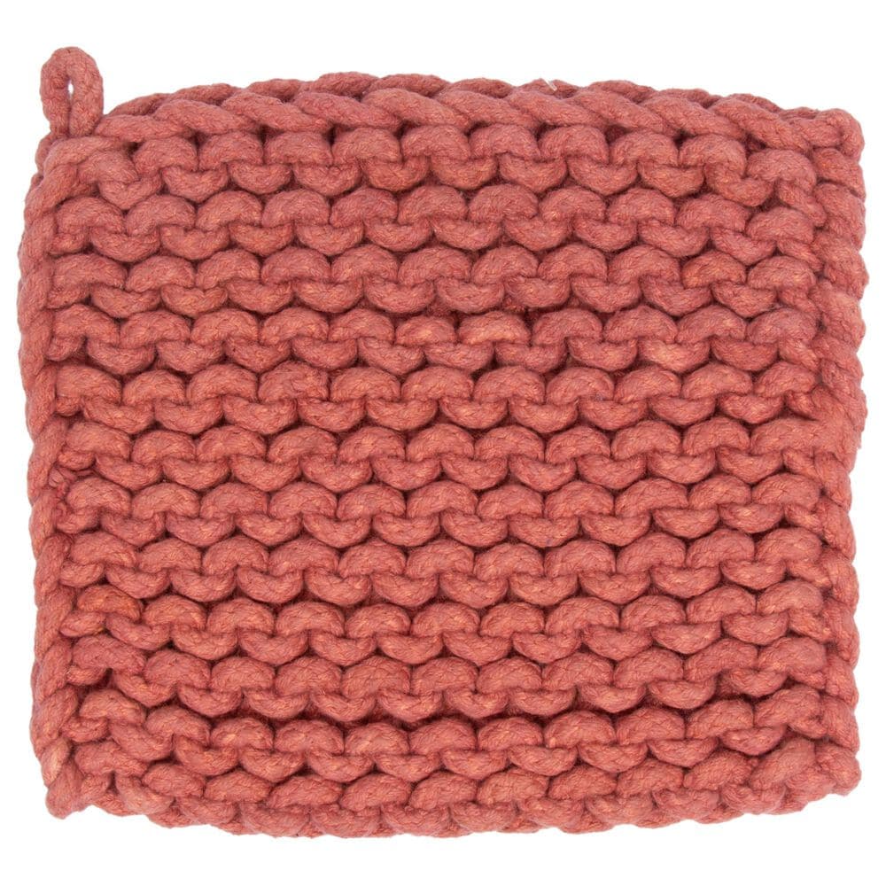 Boston International Knit Pot Holder in Mauve, , large