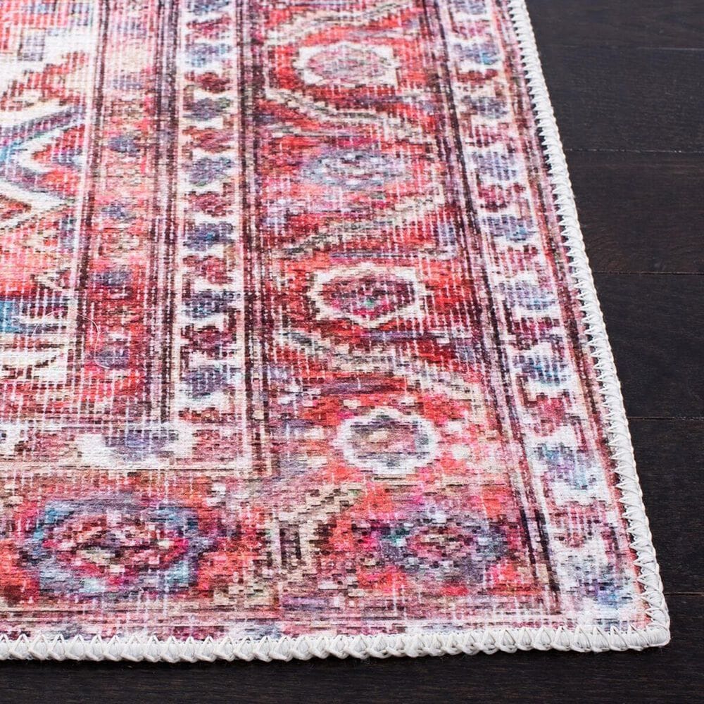 Safavieh Serapi Southwestern 6&#39;7&quot; x 9&#39; Red and Navy Area Rug, , large