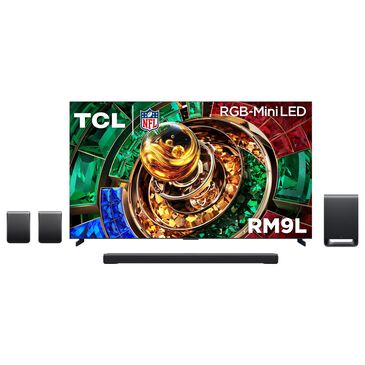 TCL 85" Class RM9L Series 4K RGB Mini LED - Smart TV with S Class 5.1 Channel Soundbar System in Black, , large