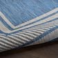 Nourison Horizon HOZ03 Denim 2" x 6" Indoor/Outdoor Runner, , large