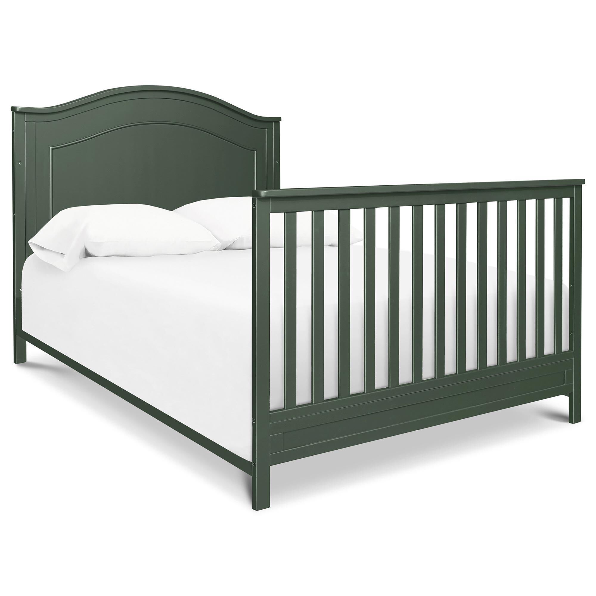 New Haus Charlie 4 In 1 Convertible Crib in Forest Green NFM