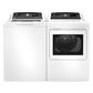 GE Appliances 4.5 Cu. Ft. Washer and 7.4 Cu. Ft. Gas Dryer in White, , large