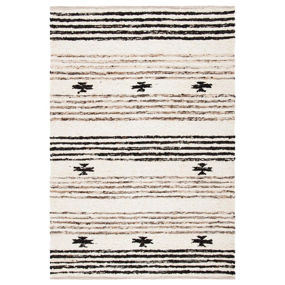 Safavieh Natura NAT326T 3" x 5" Brown and Ivory Area Rug, , large